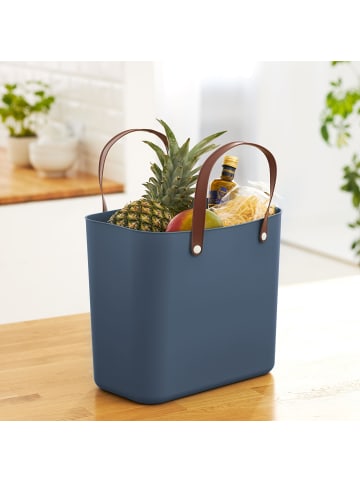 Rotho Albula 2er-Set Einkaufskörbe Taschen 25l in Horizontblau