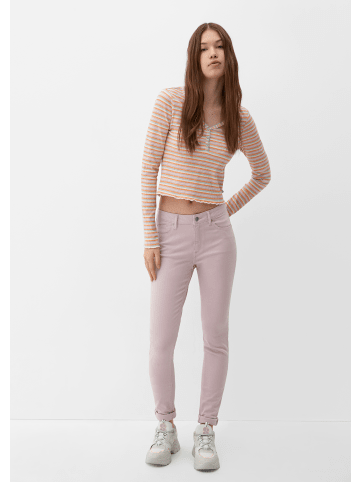 QS Jeans-Hose lang in Pink