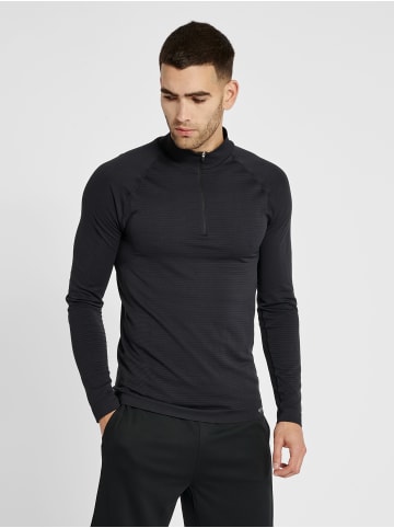 Hummel Halbreißverschluss Sweatshirt Hmlstroke Multisport Herren in BLACK