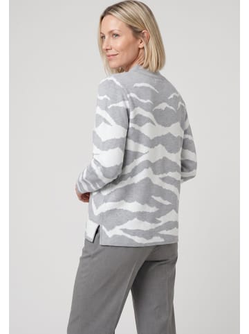 Strickpullover in Pearl Grey Melange