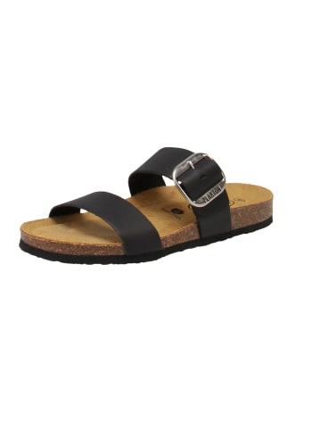 Plakton Pantoletten Rock Napa in Schwarz