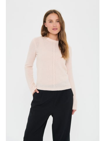 SAINT TROPEZ Strickpullover AmoliSZ Gerade Passform in Barely Pink
