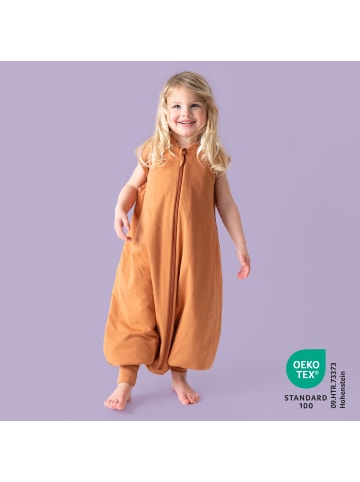 Schlummersack Schlafsack mit Füßen, 1.0 TOG in Hellbraun