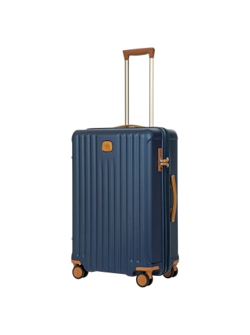 BRIC`s Capri - 4-Rollen-Trolley 69 cm (silver) in blau