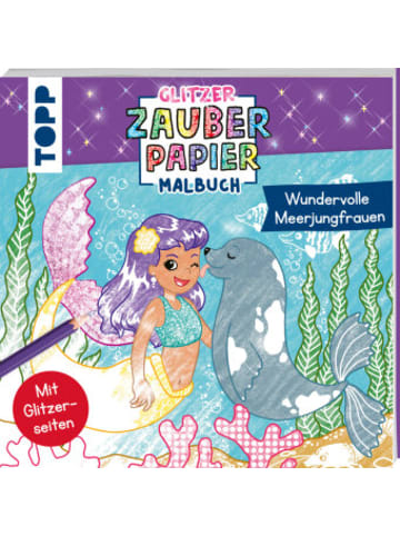 Frech Buch - Glitzer Zauberpapier Malbuch Wundervolle Meerjungfrauen