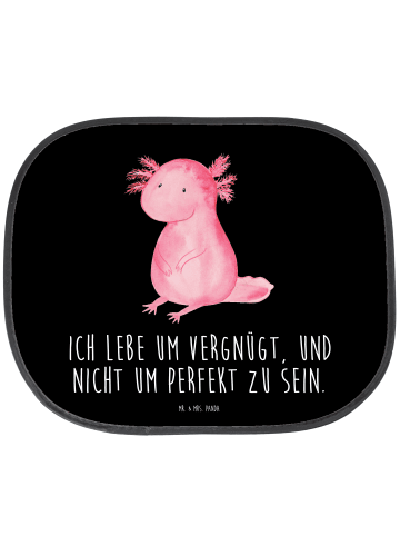 Mr. & Mrs. Panda Sonnenschutz für Autoscheiben Axolotl Niedlich ... in Schwarz