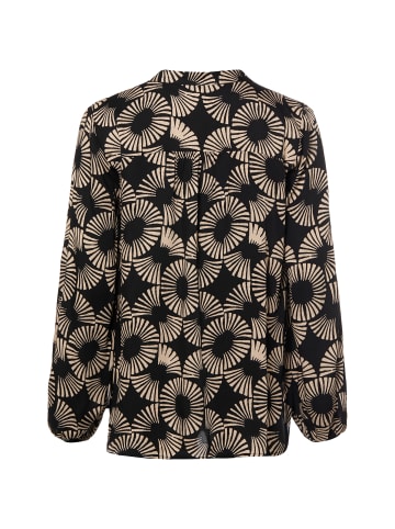 More & More Bluse in melange schwarz - 0001