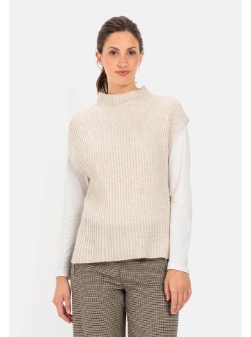 Camel Active Strick-Pullunder mit Turtleneck in Mandel
