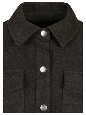 Urban Classics Urban Classics Damen Ladies Classic Overshirt in charcoal