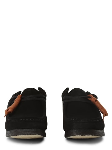 Clarks Mokassins Wallabee in schwarz