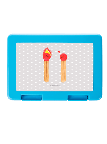 Mr. & Mrs. Panda Bentobox Streichhölzer ohne Spruch in Grau Pastell