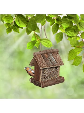 relaxdays Vogelfutterhaus in Natur