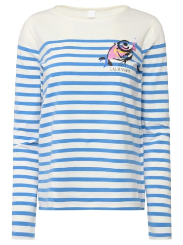 LAURASØN Shirt in azurblau