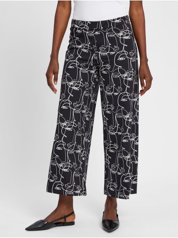 MAC HOSEN Hose Faye in schwarz weiß - 0002