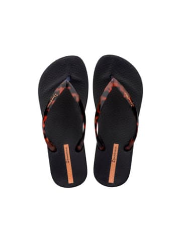 Ipanema Flops Anatomica in Schwarz/Transparent
