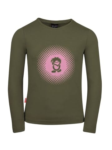 Trollkids Longsleeve "Pointillism" in Oliv/Antik-Rosa