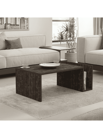 CALICOSY Couchtisch MEMO in Dunkles - (W) x (H) x (L) cm