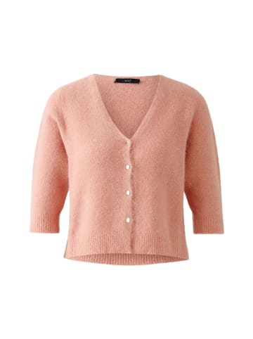 Oui Strickjacke in coral punch