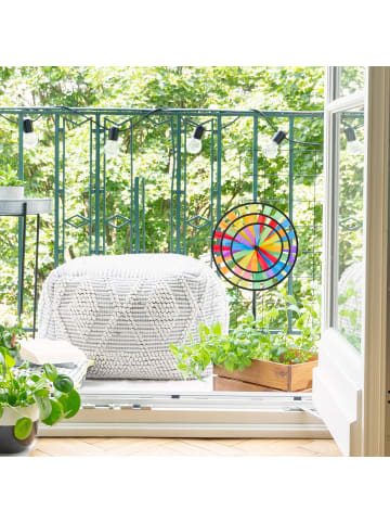 relaxdays 10x Windrad in Bunt - (B)35,5 x (H)73,5 x (T)15 cm