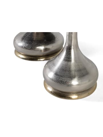 Giner y Colomer 2-tlg Set: runder Marmorplatte in Gray