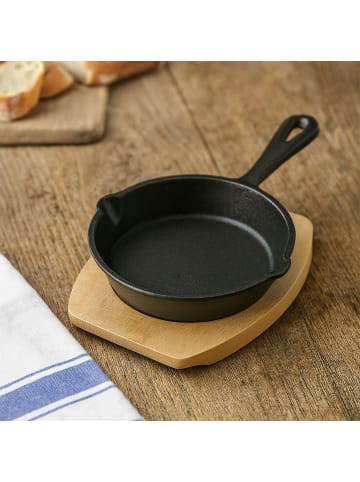 Freyersbacher Gusseisenpfanne | Emaille Bratpfanne in Schwarz