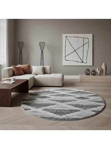 KADIMA DESIGN Teppich 3D Waschbar Geometrisch EISACK Strapazierfähig OEKO-TEX