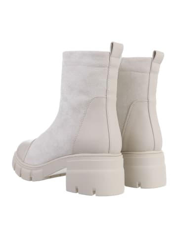 Ital-Design Stiefelette in Beige