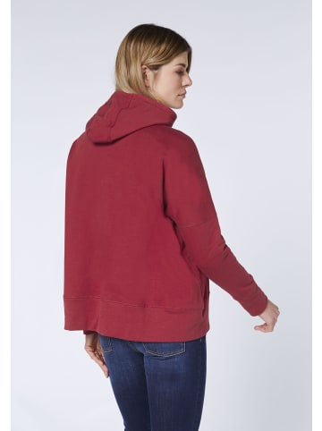 Oklahoma Jeans Kapuzensweatshirt in Rot