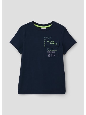 s.Oliver T-Shirt kurzarm in Blau