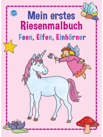 Arena Papeterie/PBS - Mein erstes Riesenmalbuch - Feen, Elfen, Einhörner