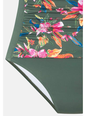 LASCANA Badeanzug Malia in Oliv print