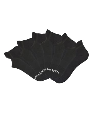 Bench Sneakersocken in 6x schwarz