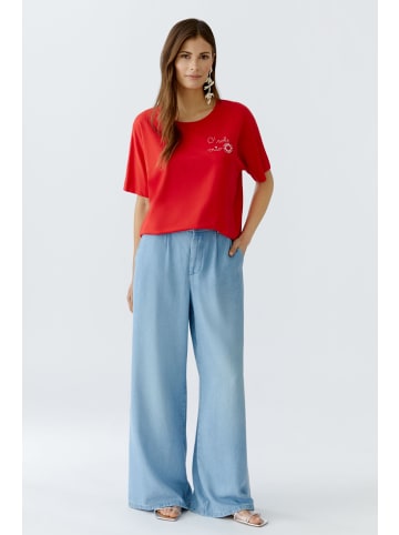 Oui T-Shirt in lipstick red