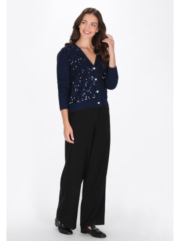 Usha Women Cardigan in navy
