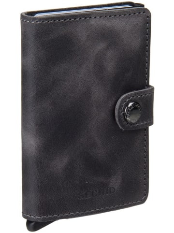 Secrid Geldbörse Miniwallet Vintage in Grey-Black