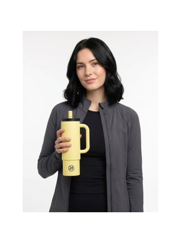 24Bottles Straw Trinkbecher 800 ml in citrus