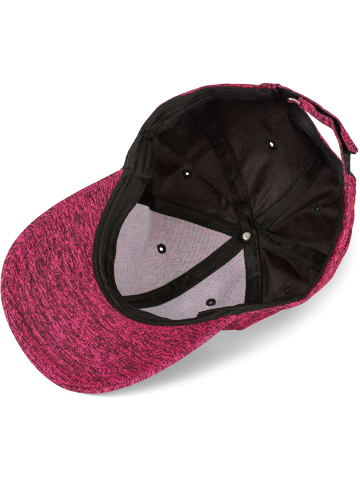 styleBREAKER Baseball Cap in Pink meliert