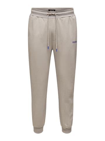 ONLY & SONS Jogginghose in Silver Lining