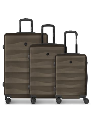 Smartbox Edition 03 4 Rollen Kofferset 3-teilig in chocolate-brown