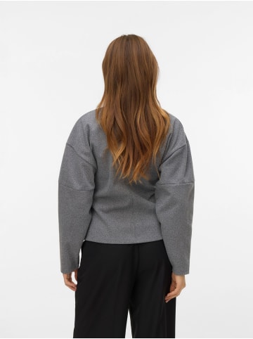 Vero Moda Strickjacke in Medium Grey Melange