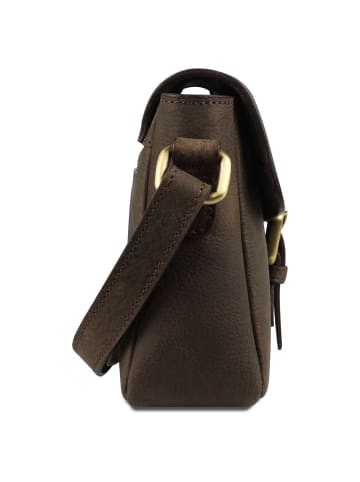 KLONDIKE 1896 Taylor - Umhängetasche 20 cm (dunkelbraun) in dunkelbraun