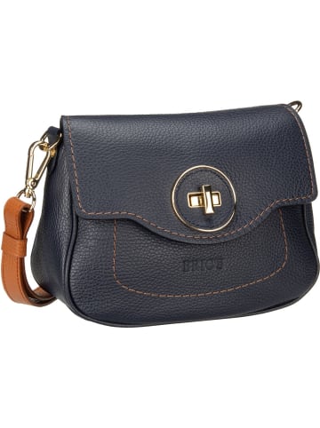 BRIC`s Saddle Bag Gondola Gardenia in Night Blue