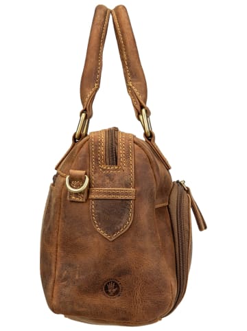 Greenburry Handtasche Vintage Umhängetasche in Sattelbraun