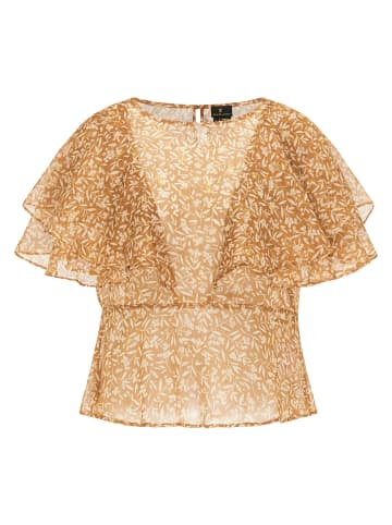 DreiMaster Klassik Bluse in Camel