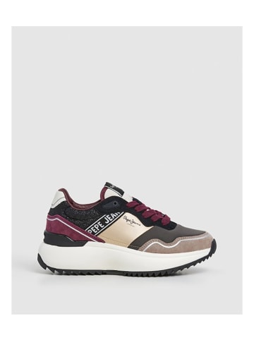 Pepe Jeans Sneakers Kimi in 860-Gris/dorado/granate