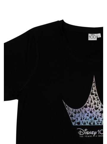 United Labels Disney Princess Nachthemd  - Jubiläumsshirt Schlafshirt kurzärmlig in schwarz