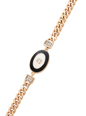 gaya Women Bracelet in Rose Gold Black
