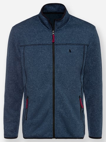 WITT WEIDEN Fleece-Jacke in blau-meliert
