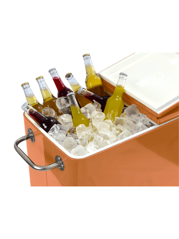 Beachtrekker Kailua Cooler - Kühlbox, Kühlwagen, Getränkekühler, Orange