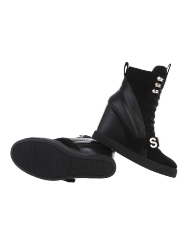 Ital-Design Stiefelette in Schwarz